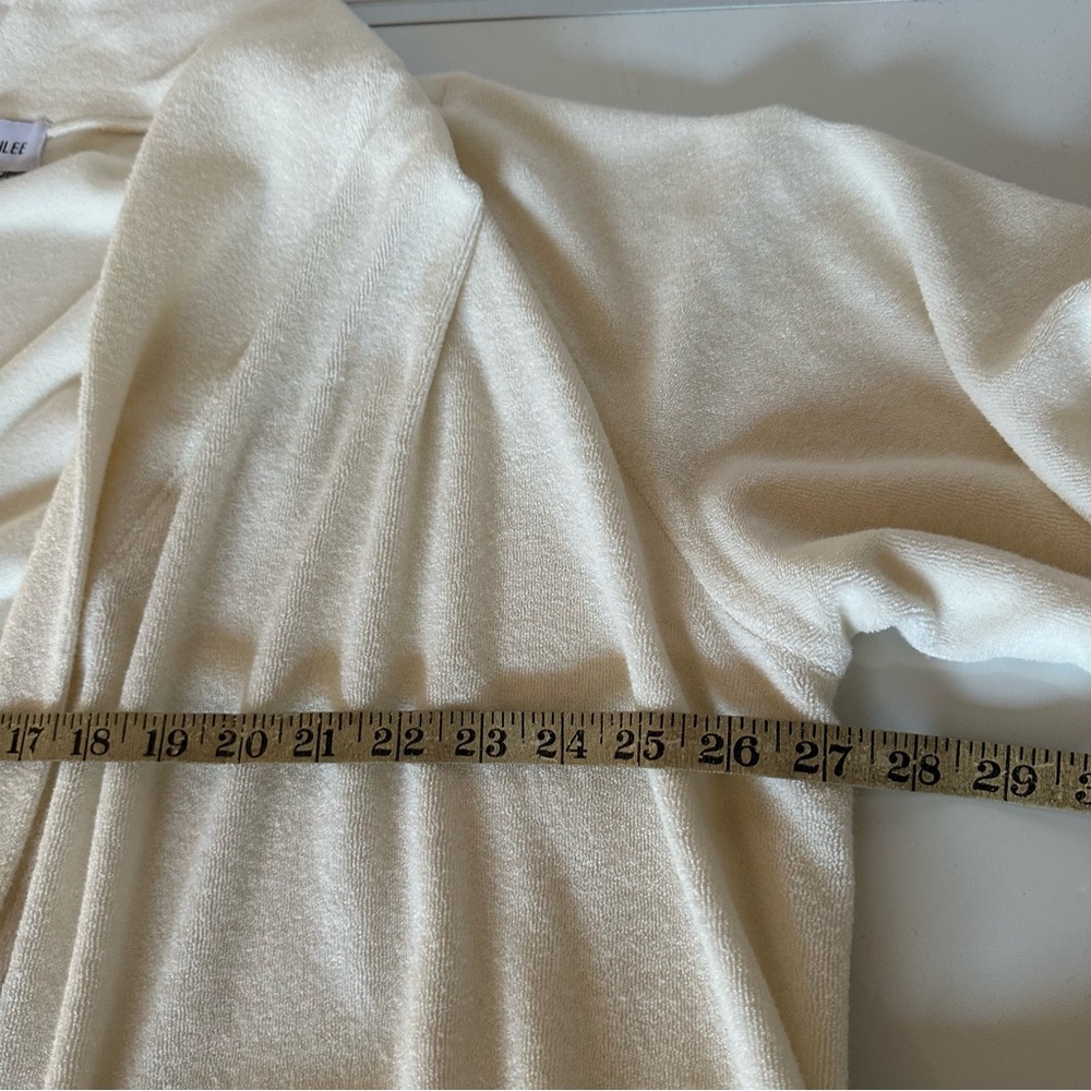 Brownlee Terry Cream Robe Size M/L - Picture 11 of 14